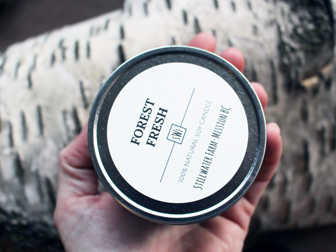 Natural hand-poured soy candle