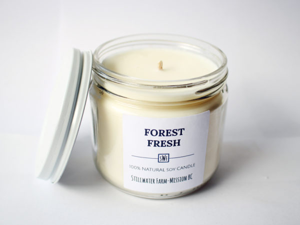 Forest Fresh Natural Soy Wax Candle | 8 oz glass