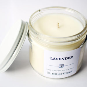 Lavender Natural Soy Wax Candle | 8 oz glass