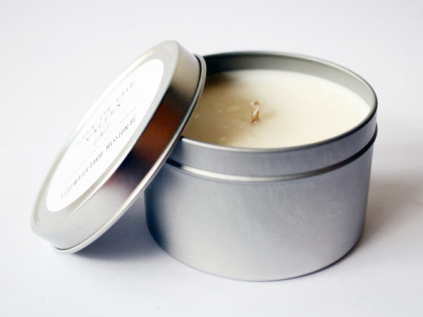 Lily of the Valley Natural Soy Wax Candle | 8 oz silver tin