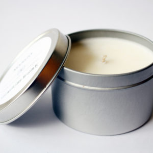 Mango Natural Soy Wax Candle | 8 oz silver tin